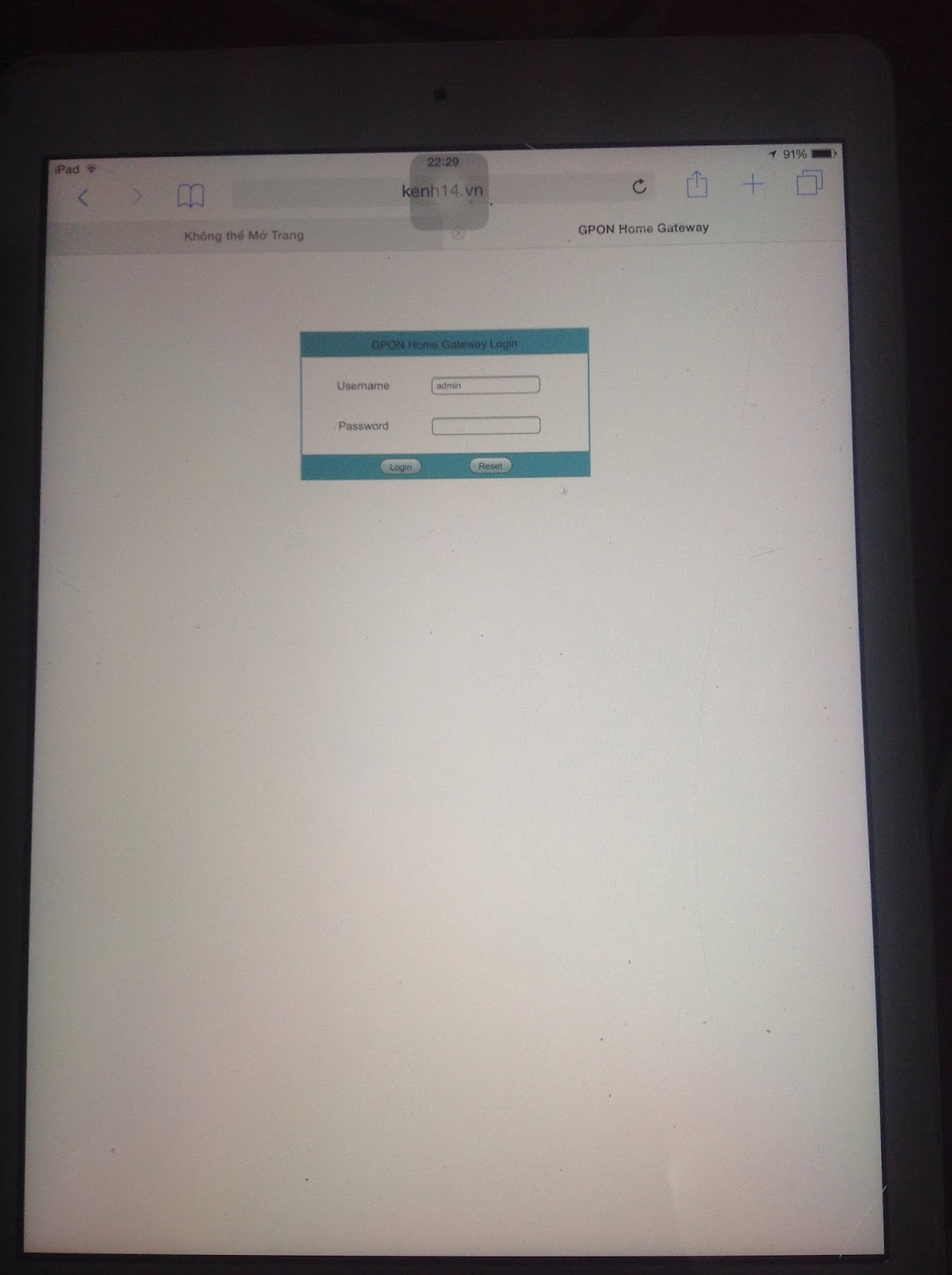 vietsinhvienit: gpon home gateway login