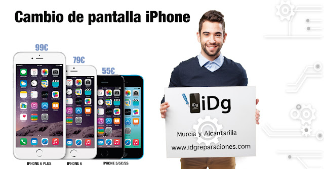 Reparar iPhone en Murcia o Alcantarilla