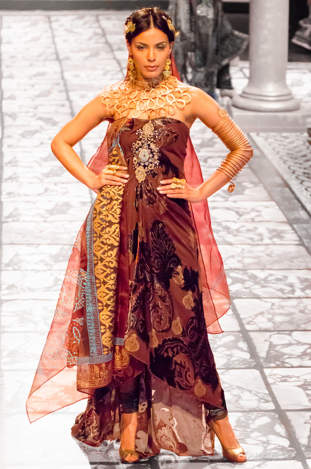 Suneet Varma India Bridal Fashion Week 2013 The Golden Bracelet | Delhi ...