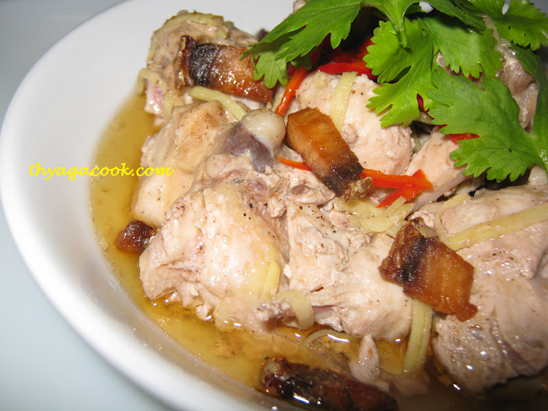 KARI LEAFS Malaysian flavour's STEAMED CHICKEN WITH SALT FISH