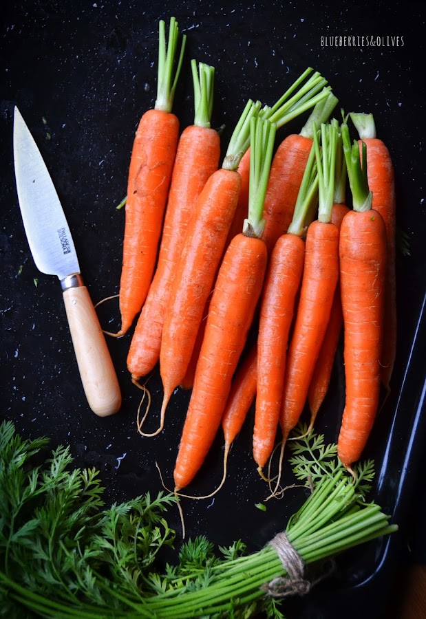 Zanahorias - Crema de zanahoria y calabaza con leche de coco