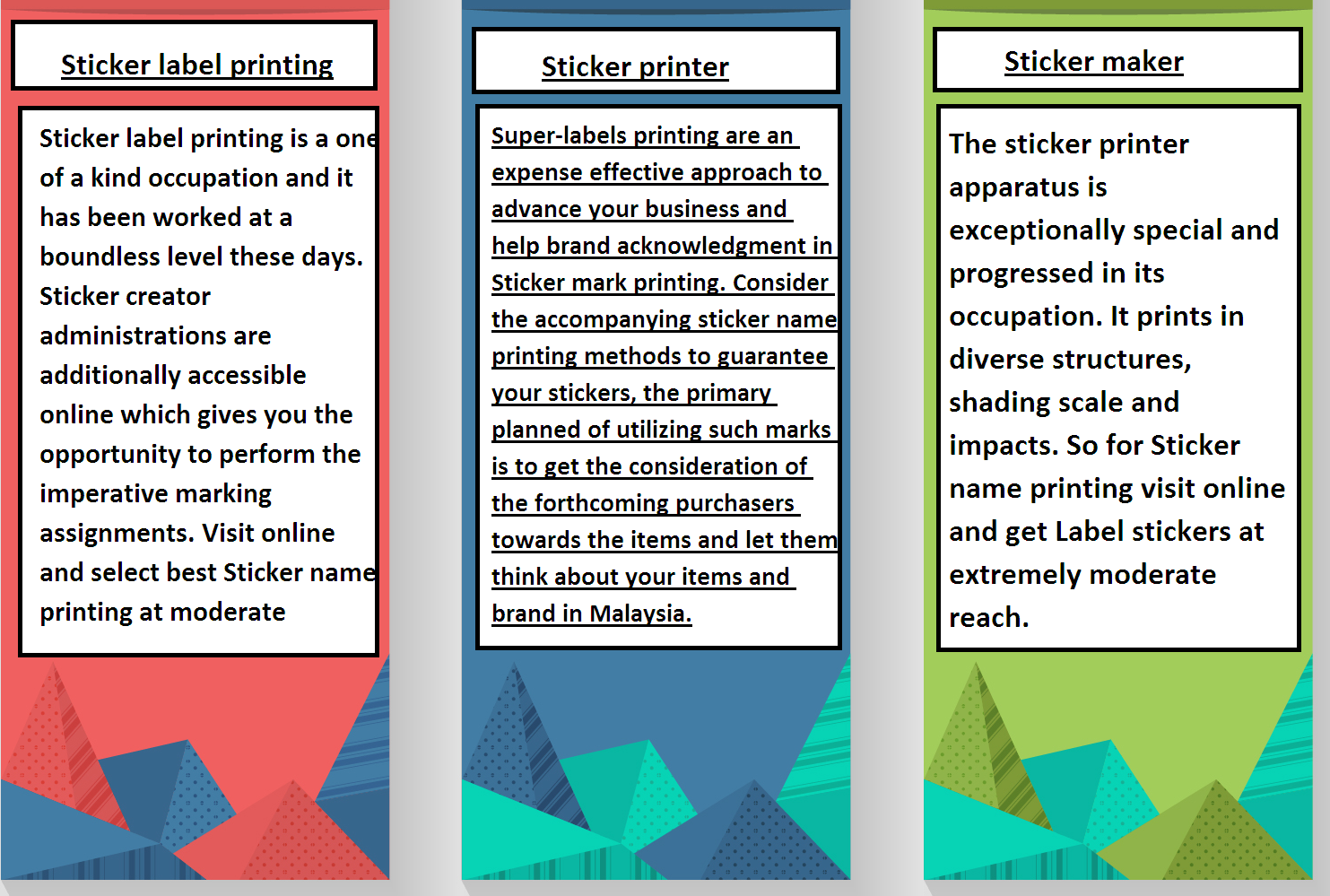 online business sticker maker