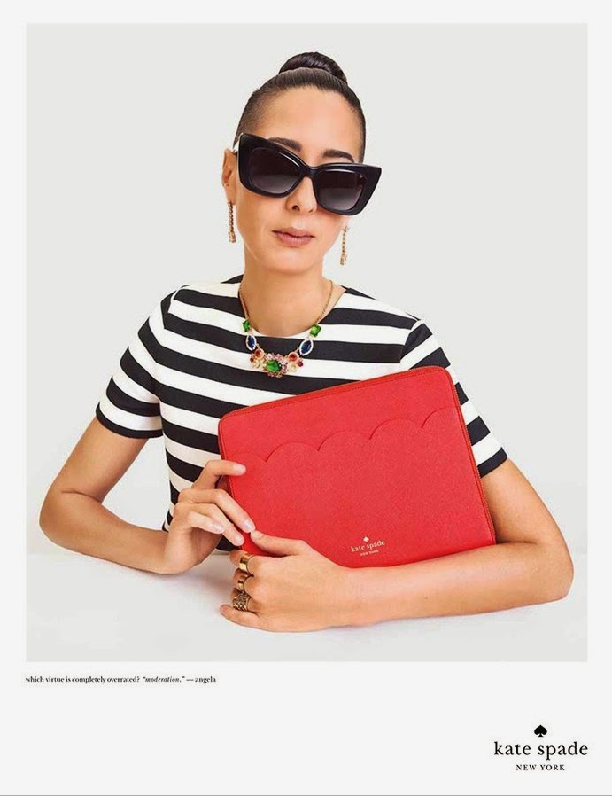 The Terrier and Lobster: Kate Spade Spring 2015 Ad Campaign: Karlie Kloss,  Iris Apfel, and Others by Emma Summerton