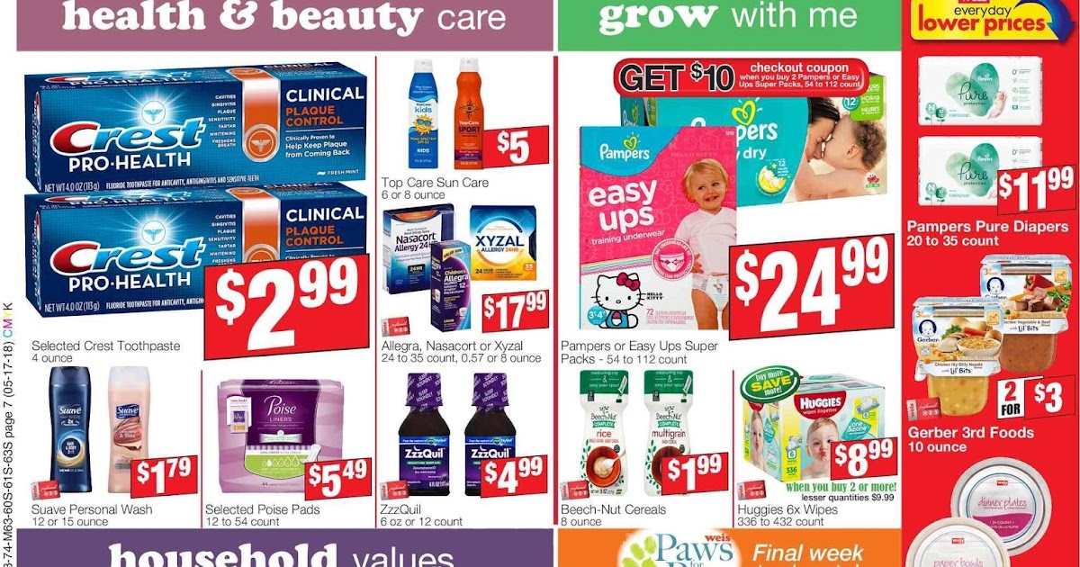 weis markets circular may 17 23 2018 grocery weekly ads weis flyer md