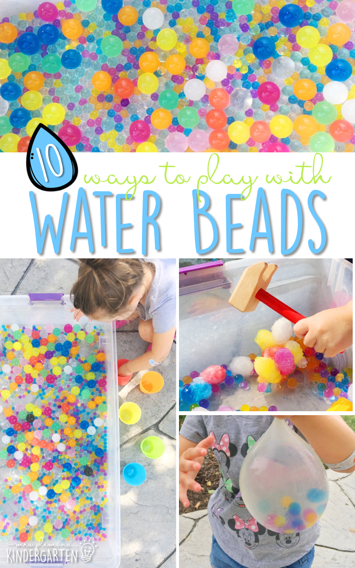 10 Ways to Play with Water Beads {Sensory Summer} Mrs. Plemons