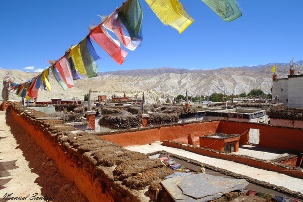 Lo Manthang, vista dal Jampa Lakhang Lo Manthang, vista dal Jampa Lakhang