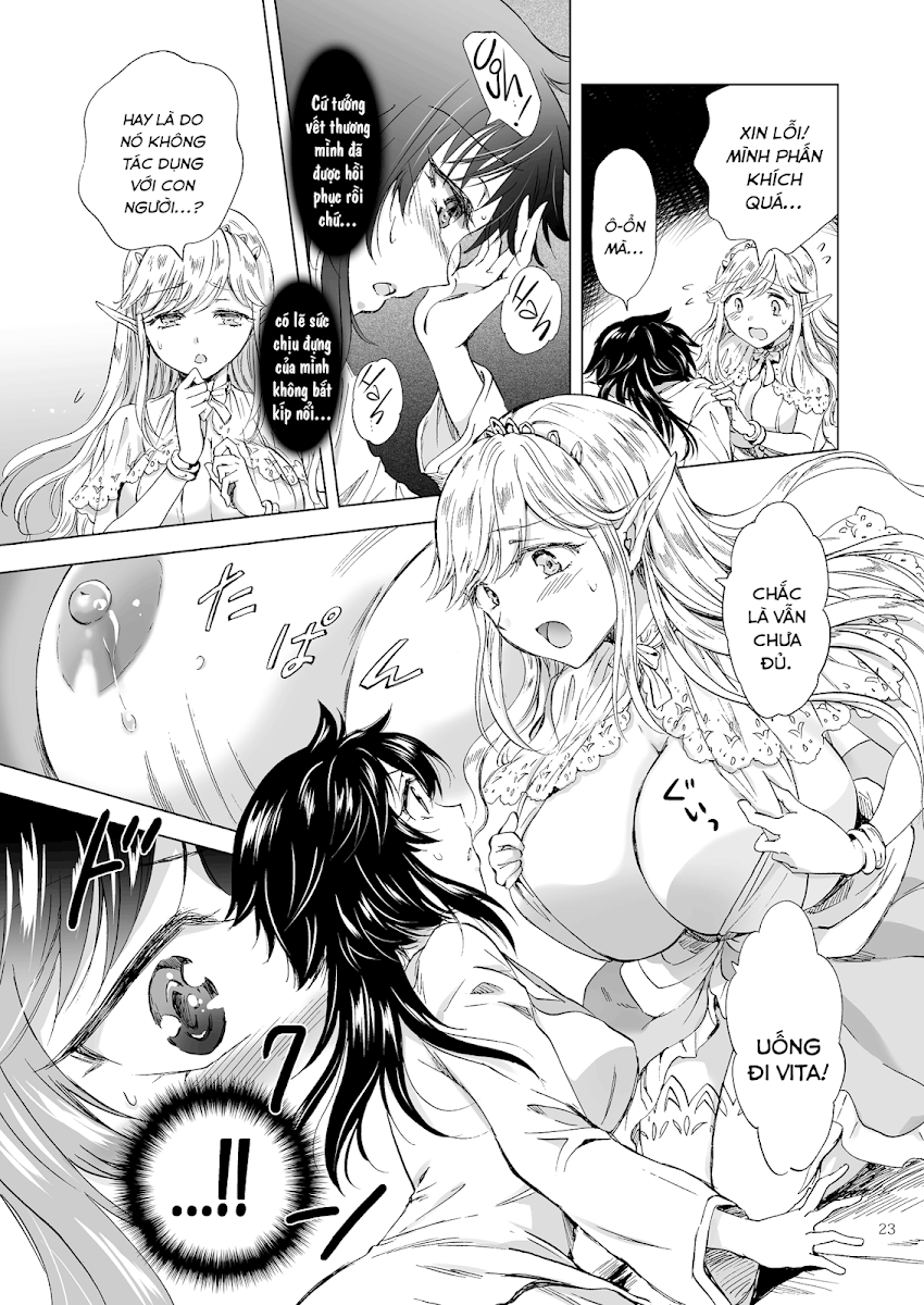 HentaiVN.net - Ảnh 24 - Tuyển tập Yuri Oneshot - Chap 126: Seinaru Chichi no Elf Hime