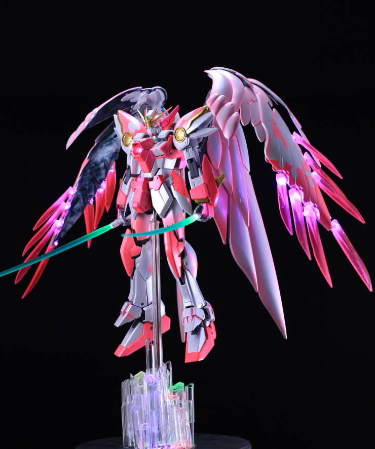 wing zero custom snow white