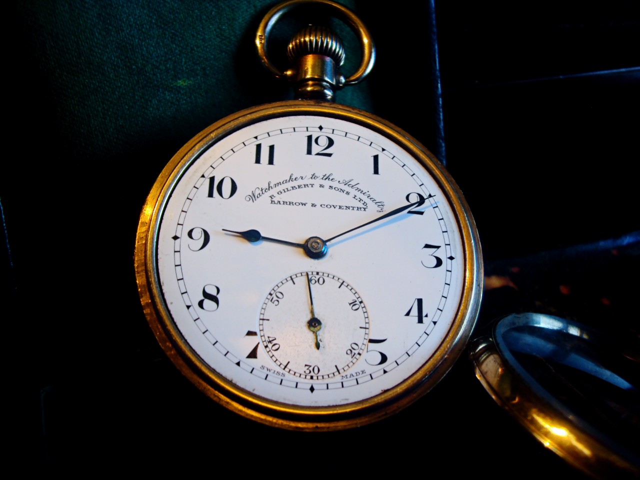 Fossils & Antiques RARE ANTIQUE GOLD POCKET WATCH R GILBERT & SONS