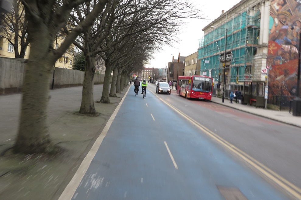 Hackney cyclist Cable Street CS3 Consultation