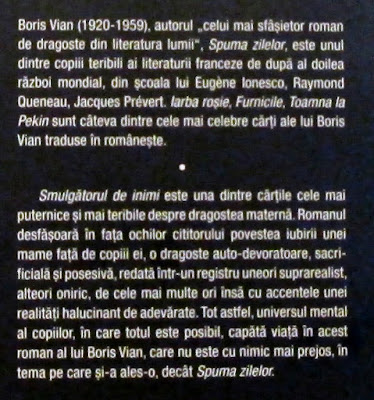 Smulgatorul de inimi, de Boris Vian. Recenzie