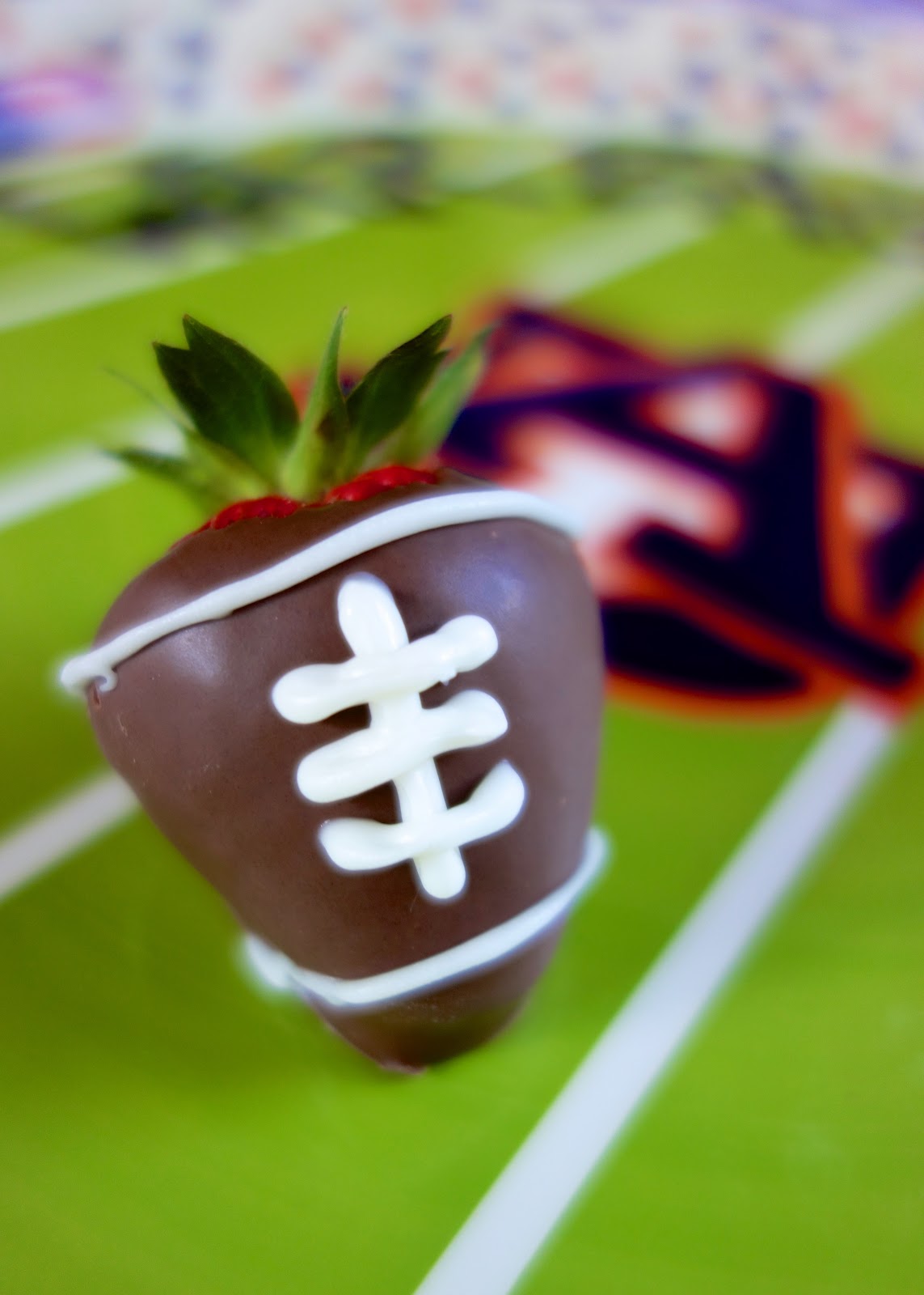 Chocolate Covered Football Strawberries {Football Friday} Plain Chicken®