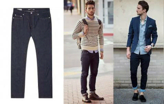 Men Style - Formal Shoes + Denim Jeans