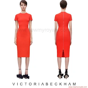 Sophie Countess of Wessex Style Victoria Beckham Fitted Dress