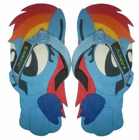 rainbow dash slippers
