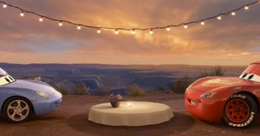 Dan the Pixar Fan: Cars 2: Hudson Hornet Lightning Mcqueen & Sally 2-Pack  (Date Night)