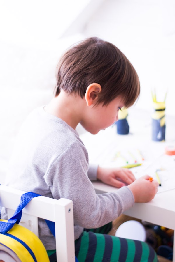 Portalapices diy y Mochila Minions La Redoutte