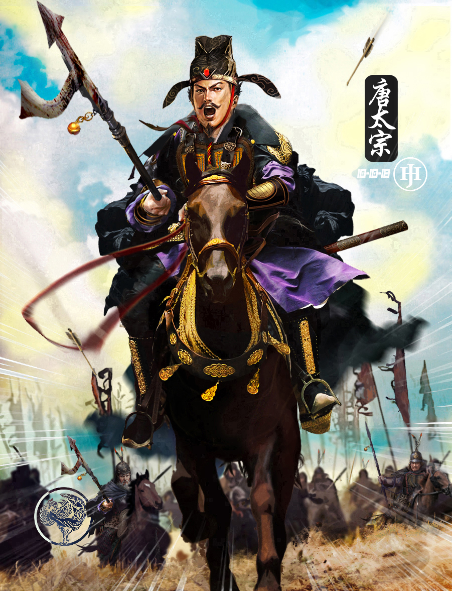 3,000 vs 100,000. the Battle of Hulao- or the Battle of the Tiger's Trap Pass on May 28, 621 was one of the most decisive battles in all of Chinese history, the climax of which was decided by a deadly charge with one of the principle commanders- Prince Li Shimin of Tang leading from the front. Hulao made the Tang dynasty the undisputed ruler of China and cemented its rule in as a hegemonic power in Asia for the next 2 and a half centuries.