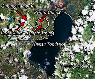 Unima, Danau Tondano, IPDN Sulut, Perum Unima