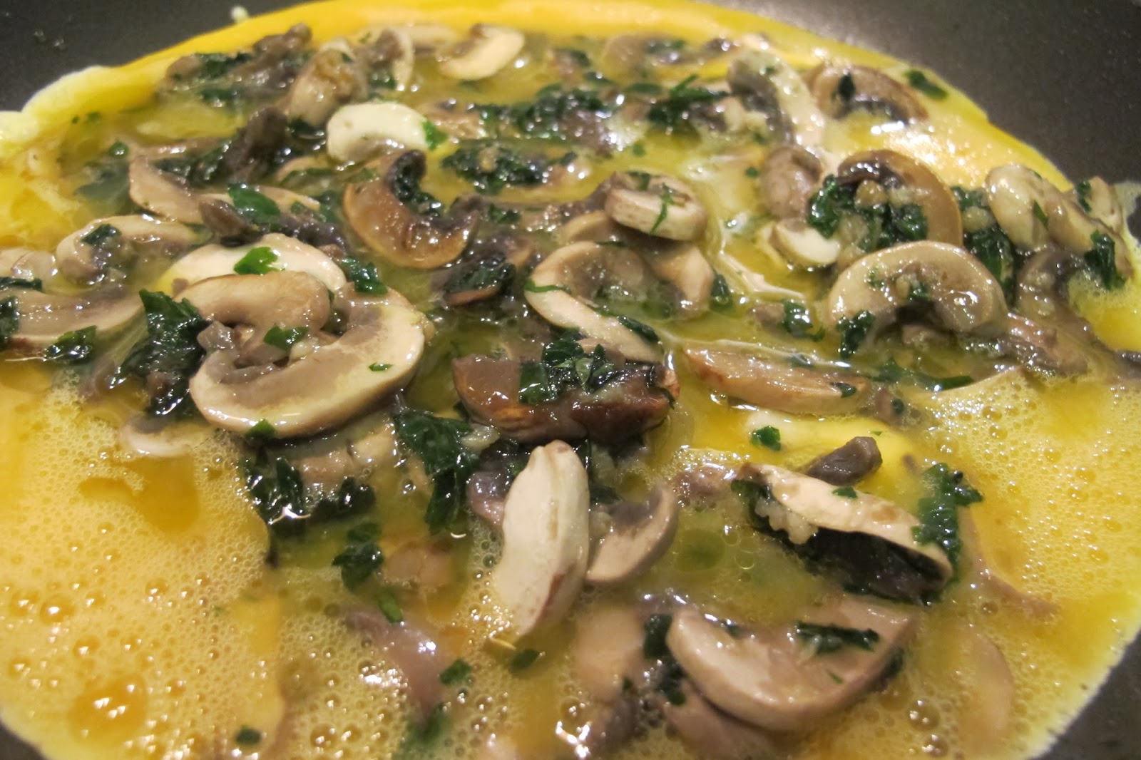 Omelette aux champignons | Le Blog de Cuisine en bouche