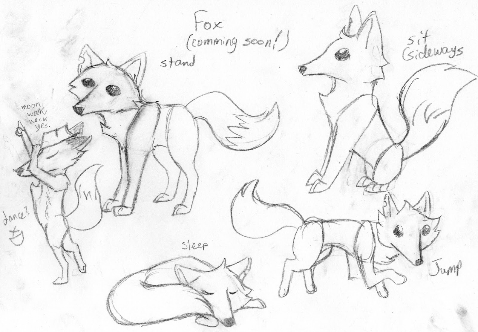 It is a picture of Lively Animal Jam Fox Drawing This is an image of Lively Animal Jam Fox Drawing