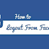 How to Logout Of Facebook On Mobile 2019 | Facebook Mobile Log Out