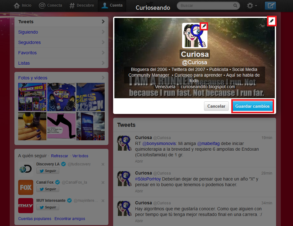Sitios web para personalizar tu header en Twitter Curioseando