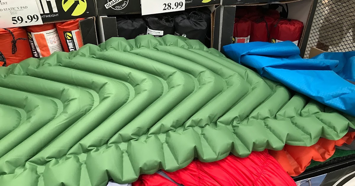 Klymit Static V FullSized Lightweight Sleeping Pad Costco Weekender
