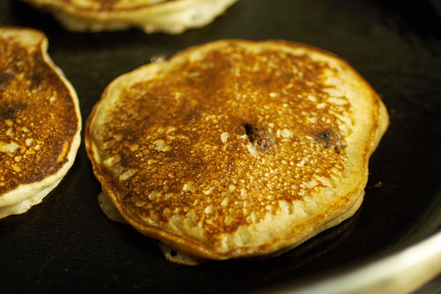 Panqueques y jalea de moras / Mulberry pancakes and syrup