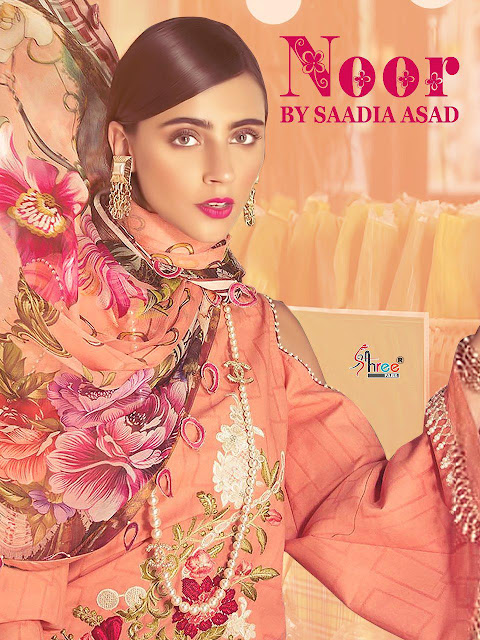 Pakistani Suits wholesaler Shree Fab noor Sadia Asad 