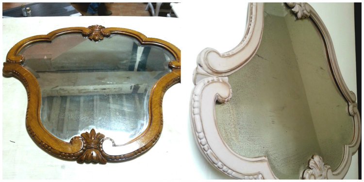 Restauración espejo barroco