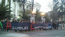 Exigen Asamblea Constituyente rodeando el Congreso en Santiago