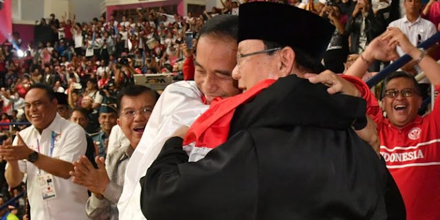 PDIP nilai momen Jokowi & Prabowo pelukan sejuk, mempertontonkan persahabatan