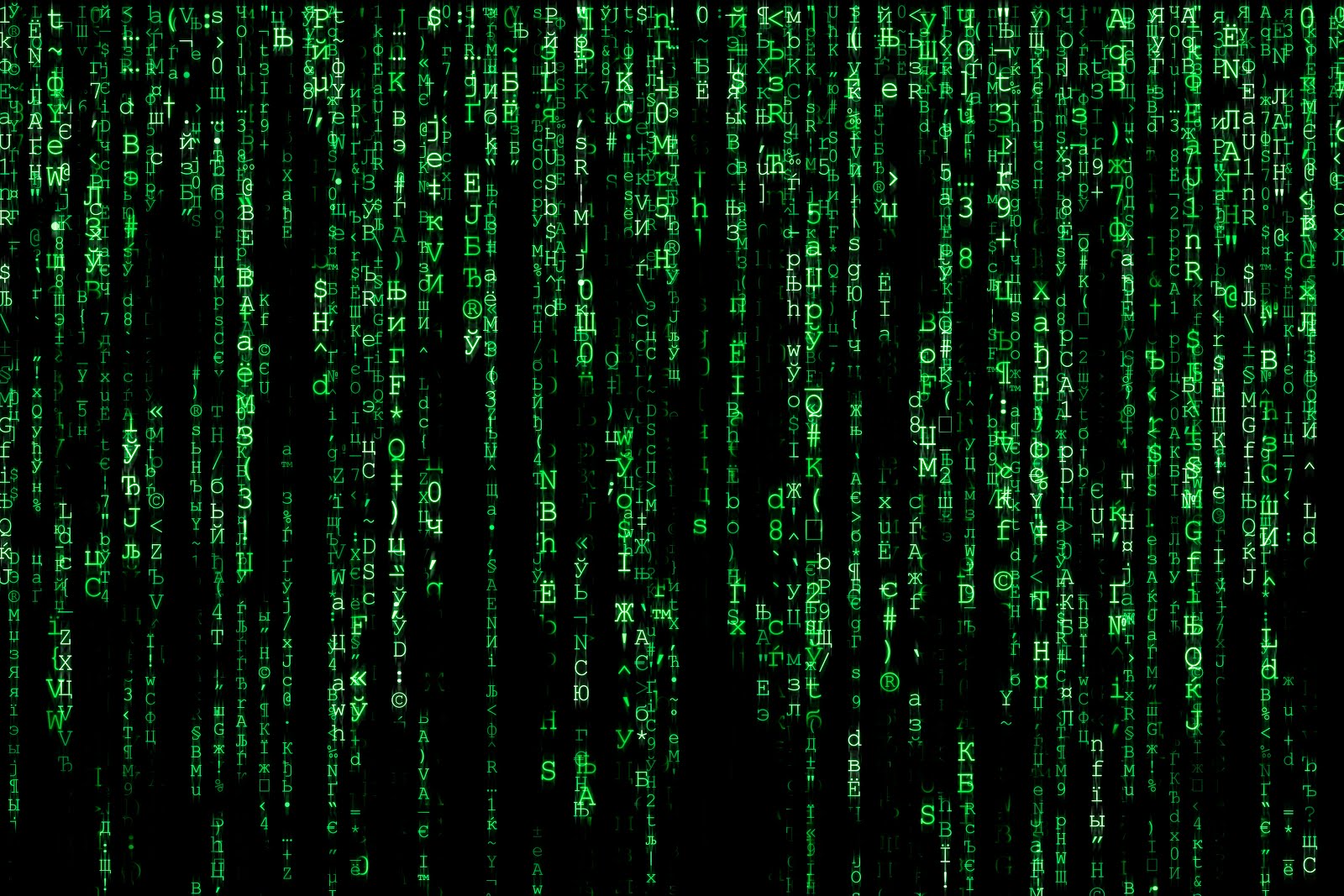 the matrix screensaver