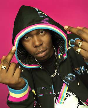 Dizzee Rascal Foto de Dizzee Rascal bien abrigado
