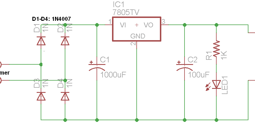 Power Supply 5v Dc Symbol In Circuit Diagram