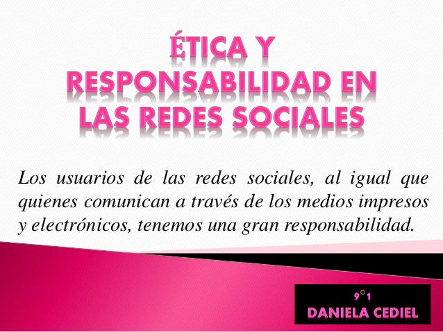 redes sociales,responsabilidad