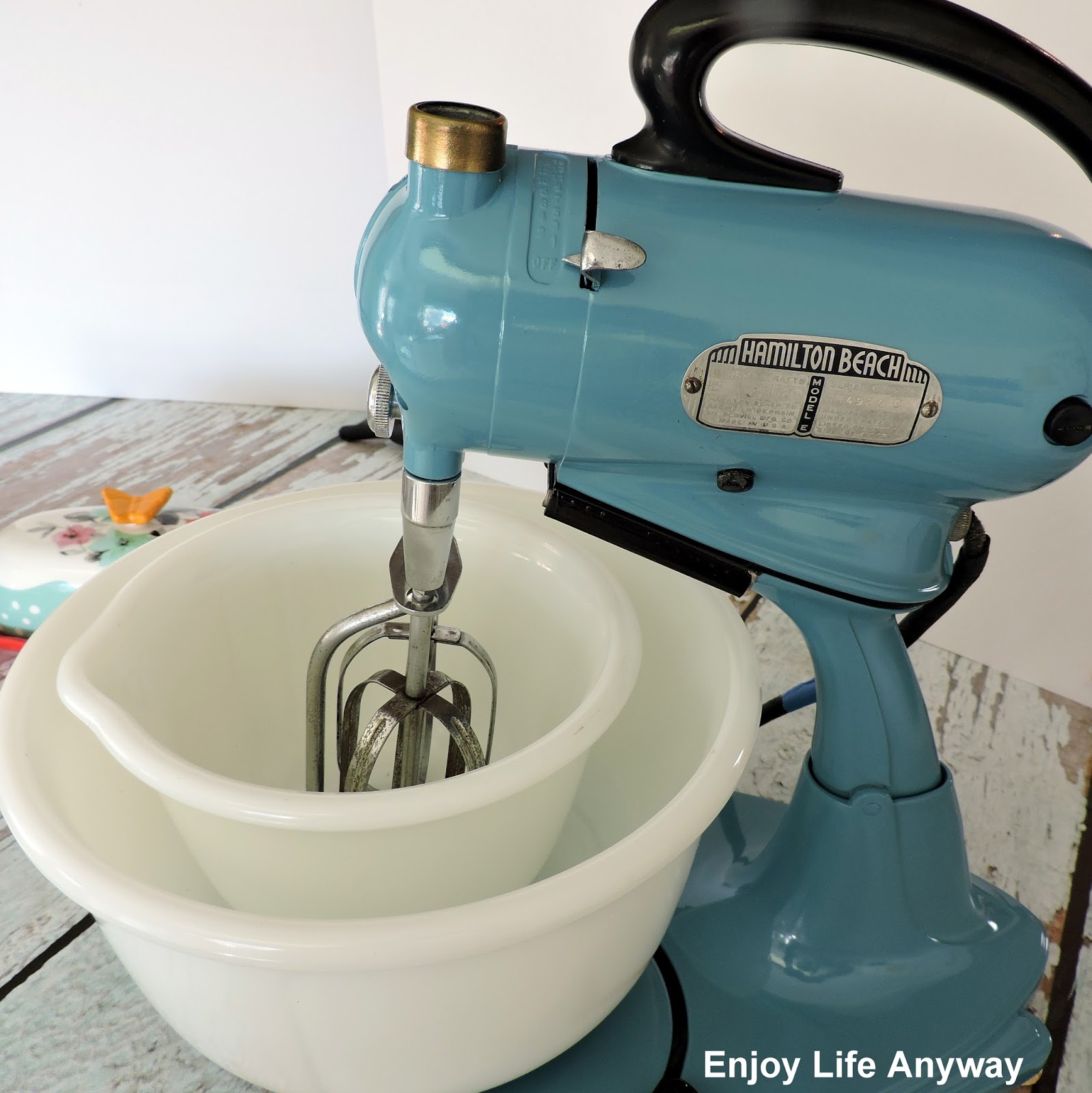Enjoy Life Anyway: Repainting My Vintage Hamilton Beach Stand Mixer