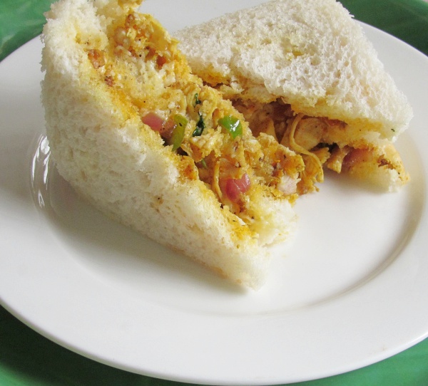 Chicken Masala Sandwich Recipe