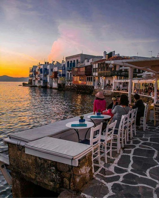 Little Venice, Mykonos Greece Little Venice, Mykonos Greece