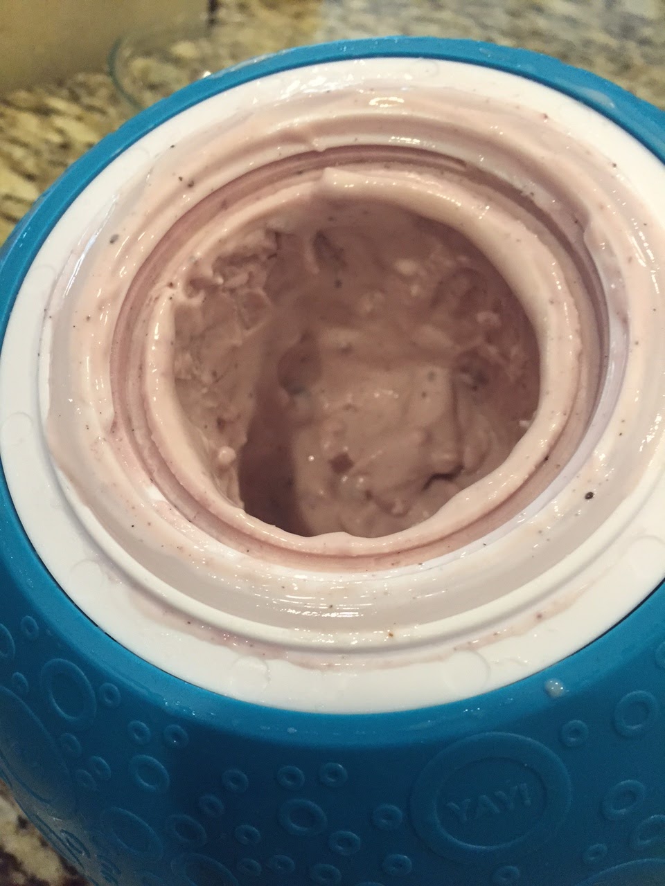 YayLabs Ice Cream Ball {Stonyfield Frozen Yogurt Recipe}