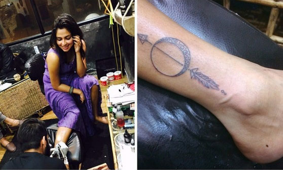 Mega Heroine’s Amala Pauls First Tattoo! Mega Heroine’s Amala Pauls First Tattoo!