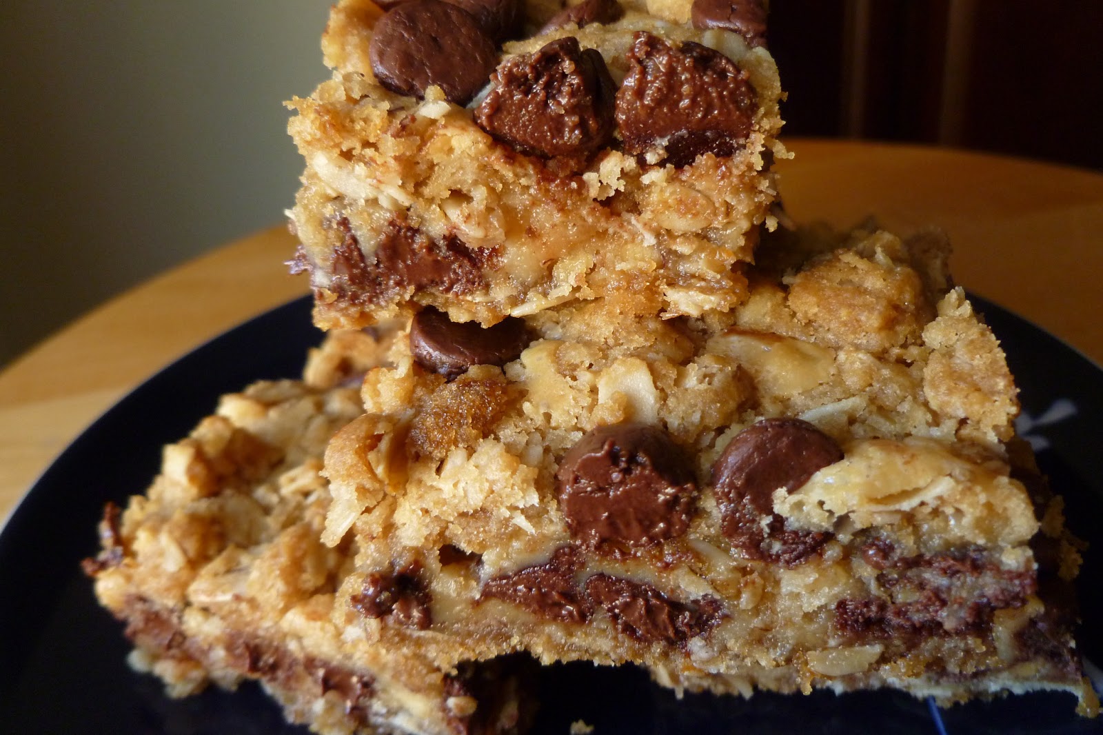 The Pastry Chef's Baking Oatmeal Chocolate Chip Peanut Butter Bars