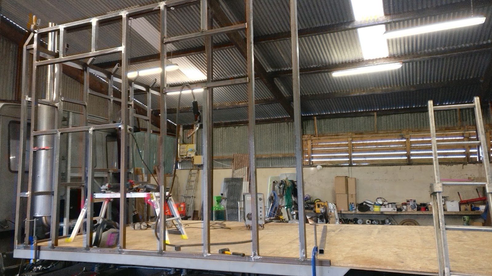 Tatra Overland Truck Build Body Framework Continued