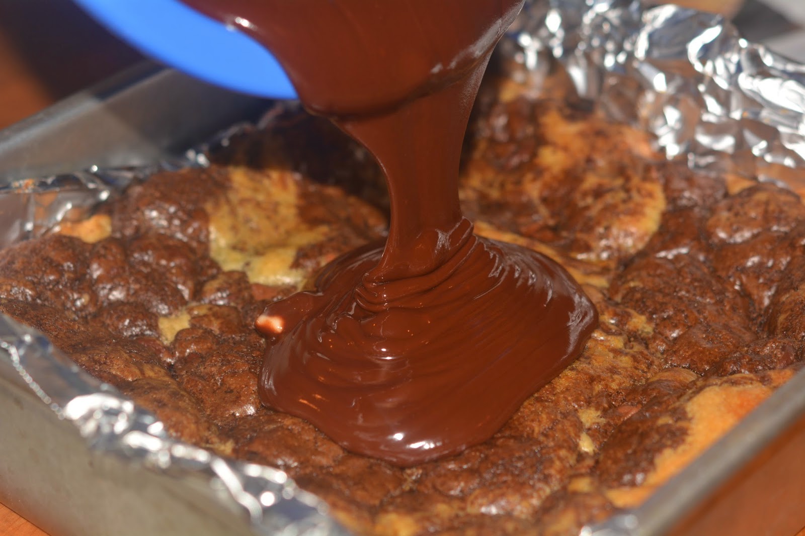 Chocolate Peanut Butter Ganache Bars