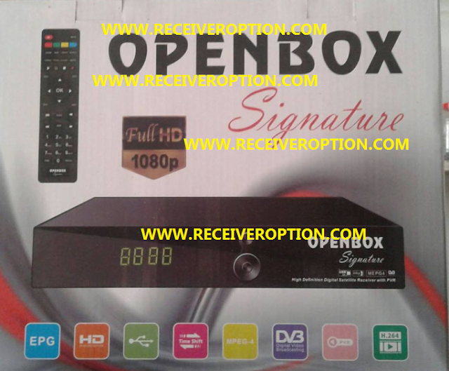 OPENBOX SIGNATURE HD RECEIVER POWERVU KEY NEW SOFTWARE