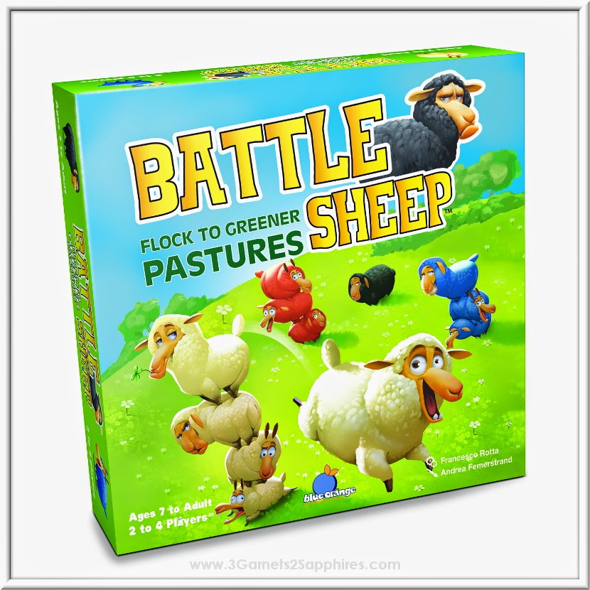 Battle Sheep strategy game by Blue Orange Games | www.3Garnets2Sapphires.com