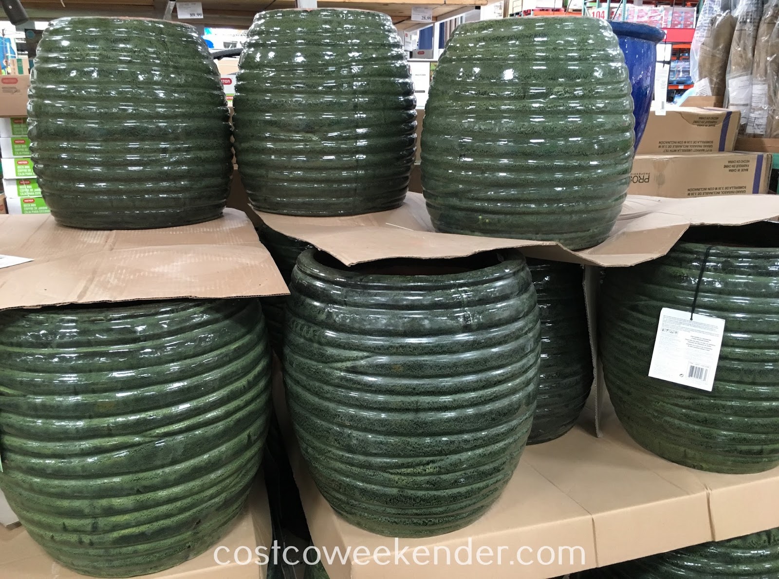 Melrose Ceramic Planter Costco Weekender