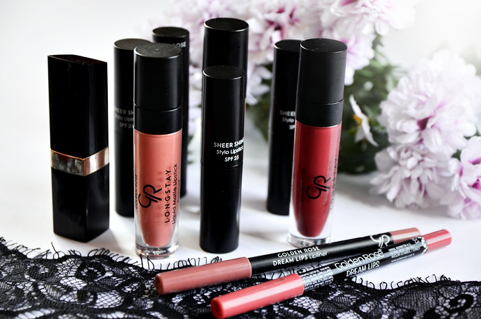 SPOSOBY NA PIĘKNE USTA | POMADKI GOLDEN ROSE + SWATCHE