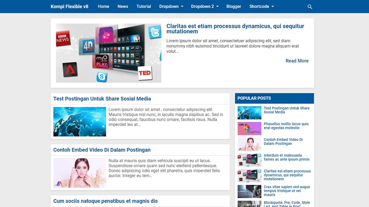 Premium Blogger Template - Kompi Flexible Premium Blogger Template - Kompi Flexible
